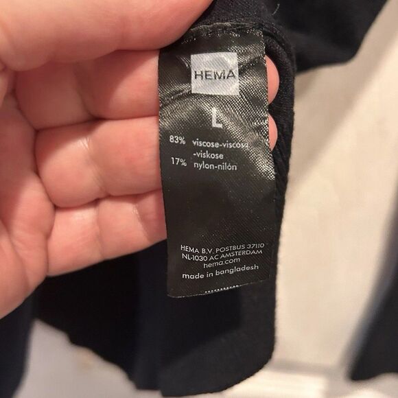 Hema Slim Fit Merino Viscose Nylon Turtleneck Women’s Large Capsule Minimalist - Picture 6 of 6